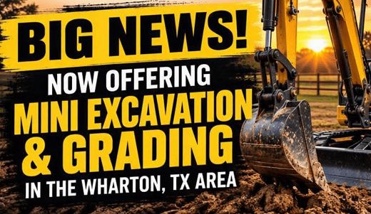 Now Offering Excavation&nbsp;Services!